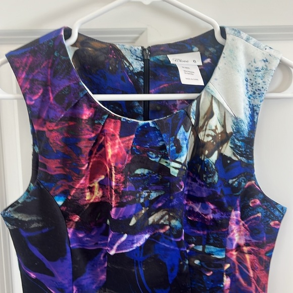 CLOVE Nordstrom Sheath Bodycon Sleeveless Knit Dress Zip Size 6 - Picture 2 of 8